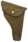British Army .455 Webley Luger Revolver Canvas Holster - Khaki