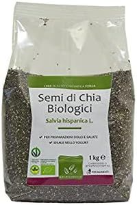 Benessence - Semillas de Chia Organica 1 Kg - Envasado en atmósfera protectora