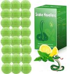 24Pcs Natural Snake Repellent for Yard, Snake Away Repellent for Outdoors & Indoor, Snake Repellent for Yard Pet Safe, to Repel Snakes Rats and Other Pests, Natural Plant Formula Pest Insect Control