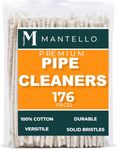 Mantello Soft Pipe Cleaners, 4 Bundles 176 Count