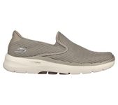 Skechers Mens GO Walk 6 - Anaglyph Taupe Walking Shoes