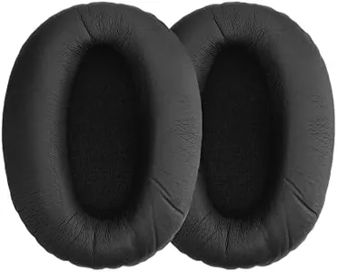 kwmobile Ear Pads Compatible with Sony MDR-1000X / WH-1000XM2 Earpads - 2X Replacement for Headphones - Black