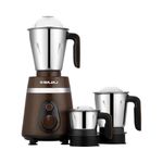 Bajaj Ninja Series Powergrind Belgian Chocolate Mixer Grinder | Duracut Blades | Powerful 1000W Titan Motor | 3 Jars |1 Year Warranty | Black/Chrome