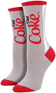 Socksmith Womens' Novelty Crew Socks Diet Coke - Gray