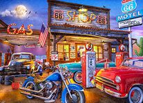 Vermont Christmas Company Route 66 Jigsaw Puzzle 1000 Piece