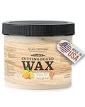 CLARK'S Cutting Board Finish Wax - Enriched with Citrus Oils - Ideal for Woodworkers and Restaurants - Butcher Block Wax - Wooden Chopping Board - Mineral Oil Butcher Block - Cutting Board Oil - 32 oz