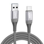 USB C Cable 1M Type C 3A Fast Charging Cable,Nylon Braided USB C Charger Lead for Samsung Galaxy S23 S22 S21 S20 Ultra S10 S9 S8 Plus A53 A52S A33 A32 A23 A13,Google Pixel,LG,Sony Xperia XZ,Xiaomi