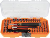 Klein Tools 32787 64-Piece Micro-Ratchet Bit Precision Driver Set with Modular Case, Magnetic, Precision, Standard Bits and Nut Drivers