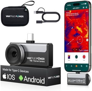 TS2 Thermal Camera for iPhone & Android, Thermal Imaging Camera 512x384 Super Resolution, Infrared Camera 8mm Macro Manual Focus, -4°F~1022°F Temp, Perfect for Home HVAC Inspection