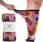 Viasox Concentric EasyStretch™ Diabetic Socks for Men & Women, Non Binding Top, Seamless Toe, Loose Fit, Multicolor, X-Large