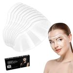 RVSWIHFA 200 Pieces Shower Visor Protective Shower Covers Disposable Face Shower Mask Transparent Plastic Shower Visor for Adults Hairspray Salon Supplies Face Mask Eye Eyelid Lash Extension, 7.9 x 3.9 Inch