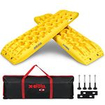 X-BULL New Recovery Traction Tracks Sand Mud Snow Track Tire Ladder 4WD (Yellow, 3gen)