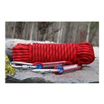 Climbing Rope 10mm Strong Static Rope Tree Climbing Gear Arborist Equipment Rock Climbing Heavy Duty Camping Rope Survival Equipment Outdoor Hunter Safety System Lifeline ( Color : Red , Size : 10mm x