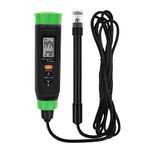 Dissolved Oxygen Meter with ATC Portable DO Meter with Long Cable, Dissolved Oxygen Test Kit Tester with Self Floating Probe Electrode