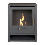 OKO S1 Bio Ethanol Stove in Charcoal Gray