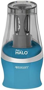 Westcott iPoint Halo Battery-Operated Pencil Sharpener turquoise