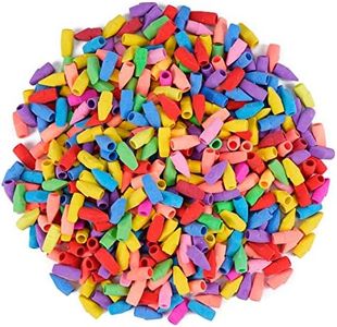 500 Pack Pencil Eraser Caps Pastel Colors Latex Free Pencil Pencil Eraser Toppers Arrowhead Caps Erasers for School Supplies,Deep Color