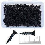 Jaset Innovations Dry Wall Gypsum Screw – Hardened Carbon Steel – Black – 16 mm Length – Pack of 200 pieces