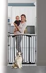 Dreambaby Chelsea Xtra-Tall and Xtra-Wide Security Gate and Extension Set, Black