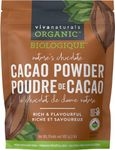 Viva Naturals Organic Cacao Powder, 2lb - Unsweetened Cocoa Powder With Rich Dark Chocolate Flavour, Perfect for Baking & Smoothies - Certified Vegan, Keto & Paleo, Gluten-Free & Non-GMO Verified, 907 g