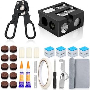 OMTRS Pool Cue Tips Replacement Kit, Complete Pool CueTips Repair Kit