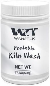 WAN2TLK Liquid Kiln Wash 17.6 oz, Prevent Glaze from Sticking to Kiln Shelves, Microwave Kiln for Clay Pottery Ready to Use Liquid
