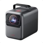 NEBULA X1 Triple Laser 4K Projector, 3,500 ANSI Lumens, 56,000:1 Contrast, 40W Stereo Sound, 0.9-1.5 Optical Zoom, Smart AI, Dolby Vision, 300" Screen, Built-in Micro Gimbal, GTV, Handle, Outdoor