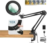 Coyeth 10X Magnifying Glass with Li