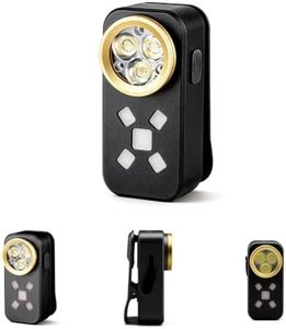 FOSFIS Rechargeable EDC Flashlight, Mini LED Flashights, 500 Lumens Portable Clip-on Light, Pocket Flashlights, Magnetic Small Keychain Flashlight for Signaling, Camping, Emergency (Black)