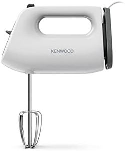 Kenwood QuickMix Lite, Lightweight Hand Mixer Twin Beaters with Slow Speed Start, SureEject Tool, Cord Wrap, HMP10.00WH, 300W Motor, Dishwasher Safe, White