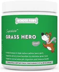 Wonder Paws Grass Hero, Grass Burn Spot Chews – Neutralizes Urine to Prevent Yellow Lawn Spots – Dog Pee Lawn Saver, Spot Treatment & Urinary Health – Cranberry & Methionine – 60 Soft Chews