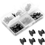 SUBANG 40 Pieces Metal Pin Backs Locking Pin Keepers Locking Clasp with Storage Case