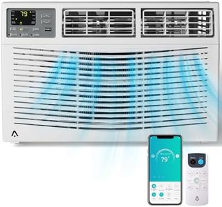 GarveeHome 8000Btu Window Air Conditioner, Window-Mounted Air Conditioner, Smart Air Conditioner Window Unit Remote/App Control, Cools Up to 350 Sq. Ft., Dehumidifier, Fan, ECO Mode, Auto-Restart