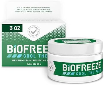 Biofreeze Pain Relief Cream, Knee & Lower Back Pain Relief, Sore Muscle Relief, Neck Pain Relief, Shoulder Pain Relief, Muscle Recovery, FSA Eligible, 3 OZ Biofreeze Menthol Cream