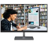 Lenovo L-Series 27 inch (68.58cm) FHD IPS Monitor |16.7m Colors, 75Hz, AMD FreeSync, USB-C Port, 3Wx2 Speakers, HDMI, VGA, Tilt Swivel Pivot Height Adjust Stand for Home & Office, L27m-30 Black