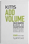 KMS ADDVOLUME Solid Shampoo Bar for Fine Hair, 75 g