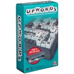 Upwords, Pack & Go Word Game with Stackable Letters and Rotating Board | Games for Family Game Night | Travel Games, for Adults and Kids Ages 8 and up