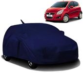 PROZAS® Waterproof Car Body Cover All Accessories Compatible for Maruti Suzuki Ritz with Mirror Pocket Uv Dust Proof Protects from Rain and Sunlight | Navy