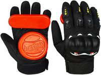 Andux Land Adult Longboard Downhill Slide Gloves Upgraded with 2 Slider Pucks HBST-05