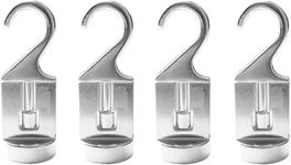 Cooks Standard 02567 Pot Rack Solid Cast Swivel Hooks, Set of 4, Silver