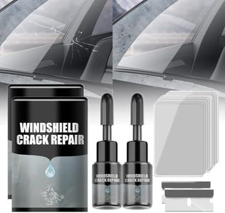 HOAIME Windshield Crack Repair Kit, 2025 Upgraded Cracks Gone Glass Repair Kit, Windshield Repair Kit for Chips and Cracks, Glass Crack Repair Liquid Automotive Windscreen Tool (4)