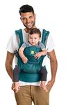 LÍLLÉbaby Complete Airflow Ergonomic 6-in-1 Baby Carrier Newborn to Toddler - with Lumbar Support - for Children 7-45 Pounds - 360 Degree Baby Wearing - Inward and Outward Facing - Pacific Coast