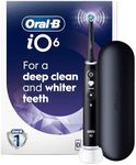 Oral-B iO6 Electric Toothbrush, for a Deep Clean and Whiter Teeth, Black Lava, Rechargeable Electric Toothbrushes, iO Series 6 with 1 Power Toothbrush, 1 Brush Head, and 1 Travel Case