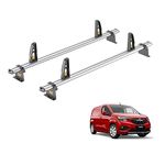 Van Guard Roof Rack for Vauxhall Combo (E 2018+) 2 Roof Bars + 4 Load Stops [Only Suitable for Models with Twin Rear Doors] - Ulti Bar - VG338-2