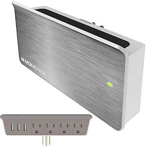 Monster Rapid Charge, Metallic Finish Power Gold 430 USB, 4 Outlet and 3 USB Ports, (MP GLD KTC 430 USB EFS)