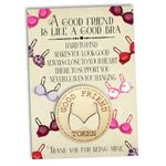 Maise & Rose Funny Gift For Best Friend | Women Friendship Thank You Gifts For Her | Fun Gift For Good Friend | Novelty Bra Pocket Token Friend Card Set | Supportive Gift | BRATKN