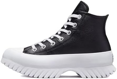Converse Women's Skate Walking Shoe, Black White, 10