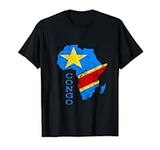 Congo Africa Map Congolese Flag Afr