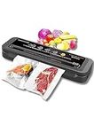 MegaWise Powerful but Compact Vacuum Sealer Machine One-Touch Automatic Food Sealer