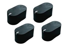 Kedari Enterprises Stove Knobs Suitable for Prestiage Edge & All Major Gas Stoves (Colour: Black, Pack of 4 Units).